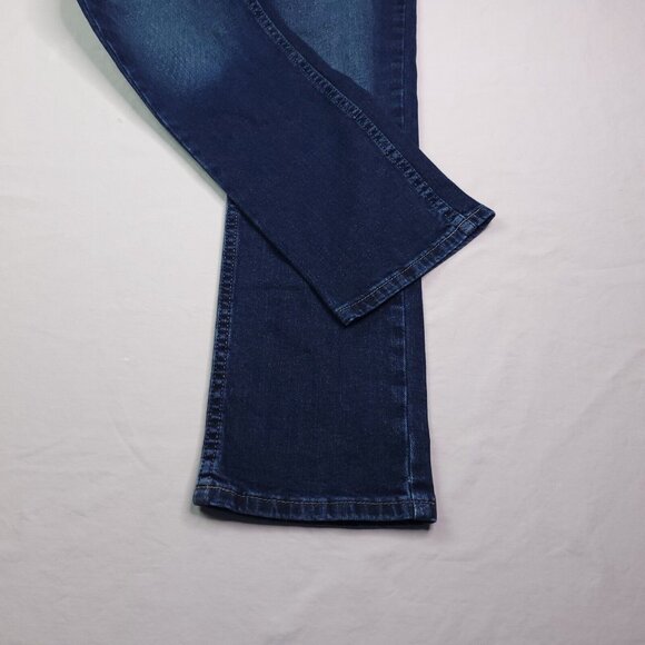 Hollister Mens Epic Flex Slim Straight Jeans 26 Stretch Dark Wash Hemmed Mens - Picture 5 of 8